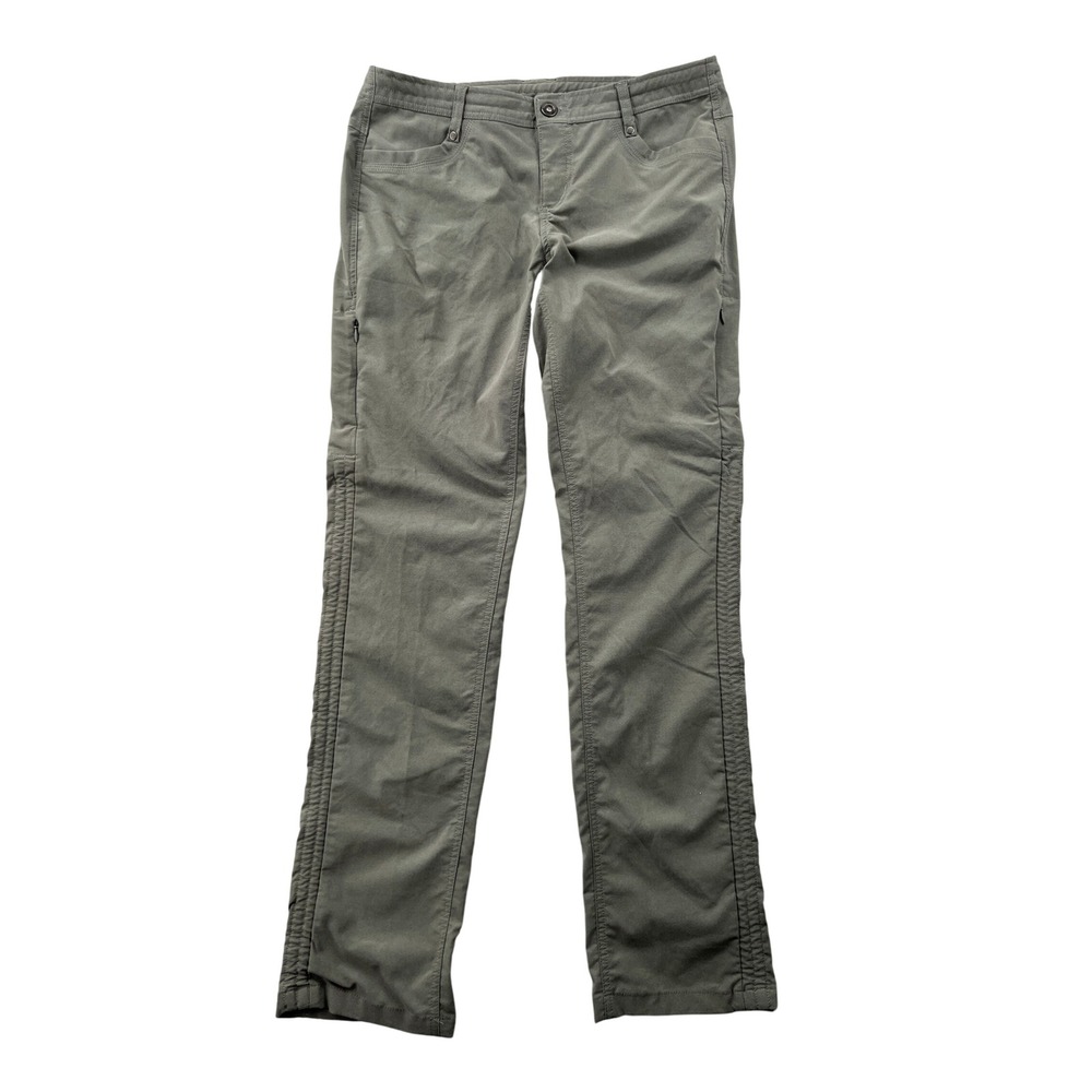 KUHL Trekr Hiking Pants Women 8 Long 32x32.5 Gray Hiking Outdoor Travel Gorpcore